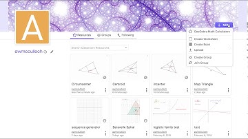 Create a GeoGebra Book