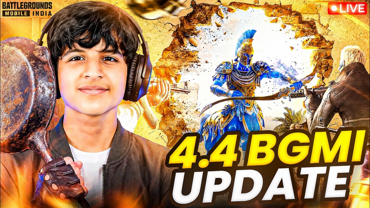 BGMI 4.4 Update Gameplay Stream!🥰┃ 🔴Live🔴