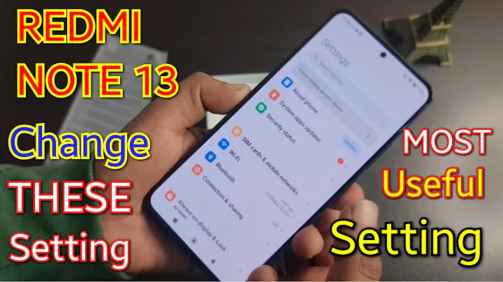 Redmi Note 13 Change These Settings Right Now / Redmi Note 13 Best Setting Second Space Option 👌