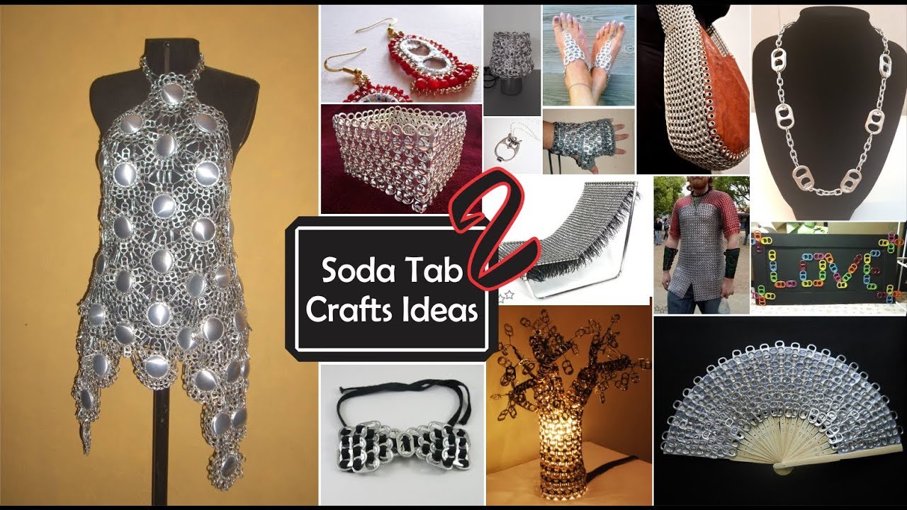 Ideas de reciclaje de Anillas de latas 2/Soda tab crafts ideas 2