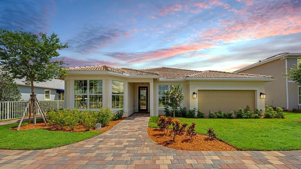 Port St Lucie New Construction Gated Community Model Home Tour by Pulte