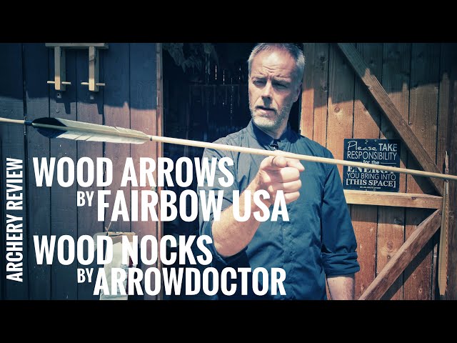 Making Wood Arrows (Birch shafts, Self nocks) 
