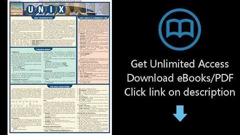 Download Unix (Quickstudy: Computer) PDF