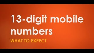13 digit Mobile Numbers in News
