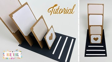 HƯỚNG DẪN THIỆP BẬT 4 ẢNH XINH  - NGOC VANG HANDMADE