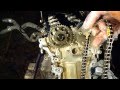 How to disassemble engine VVT-i Toyota Part 14-15/31: Timing chain