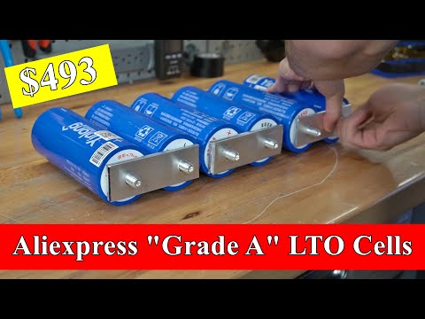 $493 Aliexpress 45Ah Grade A, YinLong Lithium Titanate (LTO) Cell Testing