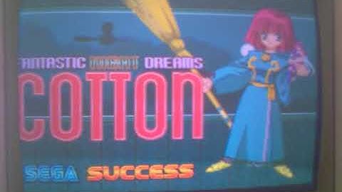 SEGA SYSTEM 16 ARCADE PCB - COTTON - ATTRACT MODE / TESTING / CONVERSION