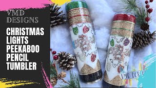 Christmas Lights Peek-a-Boo Tumbler – AvaMae Creations