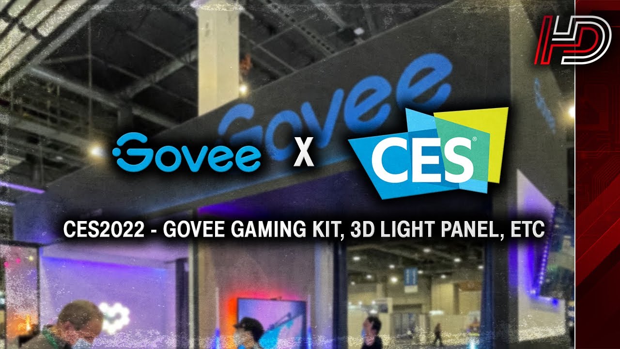 #CES2022 - @GOVEE (Gaming Kit, Galaxy Projector, 3D Light Panels, etc)