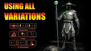 All 3 RAIDEN Variations - MK11 (JawKnee13)
