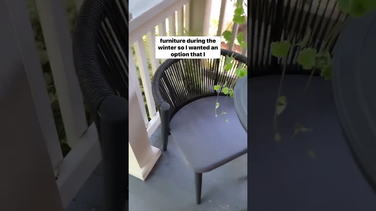 Small Space Favorite: Meet This Clever Patio Bistro Set