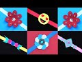 5 Easy &amp; Beautiful Rakhi For School Competition| Handmade Rakhi Idea From Paper| How to make rakhi