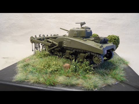 AIRFIX 1/76 SHERMAN 'CRAB' - A Build In Pictures