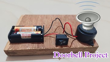 How To Make A Simple Electric Doorbell At Home || CRAZY_BK ||