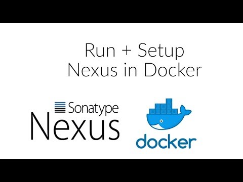 How to run and setup Nexus DevOps Tools in Docker