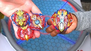 BUSTER XCALIBUR vs ALL XCALIBUR XCALIUS | Beyblade Burst Super Z ベイブレードバースト 超ゼツ