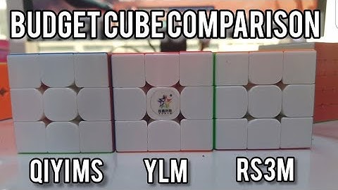 THE ULTIMATE BUDGET CUBE COMPARISON!/Best Budget Cube (Qiyi MS vs RS3M 2020 vs YLM M)