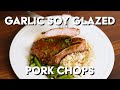 Garlic Soy Pork Chops with Garlic Fried Rice | Cooking With The Kems