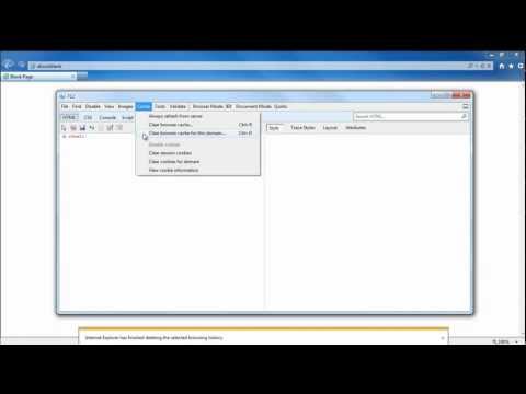 Video: How To Clear Cache In Internet Explorer