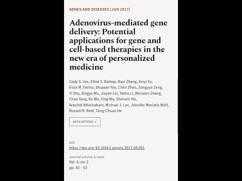 Adenovirus-mediated gene delivery: