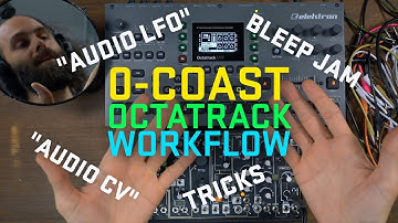 0-Coast + Octatrack "Audio CV" Workflow Tutorial + Bleep Jam