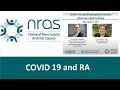 'COVID 19 and Rheumatoid Arthritis – what you need to know' Webinar by Dr Lizzy MacPhie