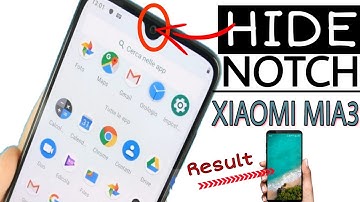 How to hide notch in Xiaomi Mi A3 smartphone| how to hide notch| Remove Notch in smartphone