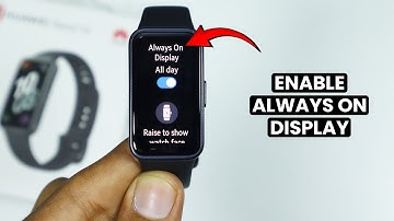 How to Enable Always on Display in Huawei Band 10
