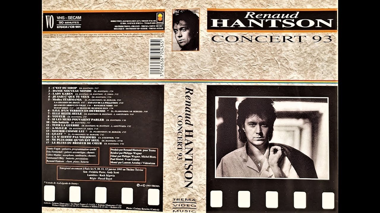 Renaud Hantson - Concert 93 (Intégral)