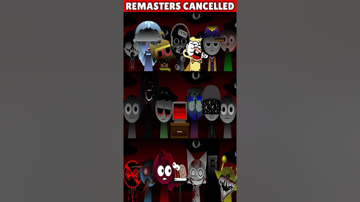 Incredibox Sprunki Remsters Cancelled *MIX HORROR VERSION*