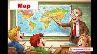 Map Meaning | Learn English Vocabulary