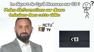 Cyril Hanouna Va Vraiment Quitter C8 ? Et Dautres Annonces.