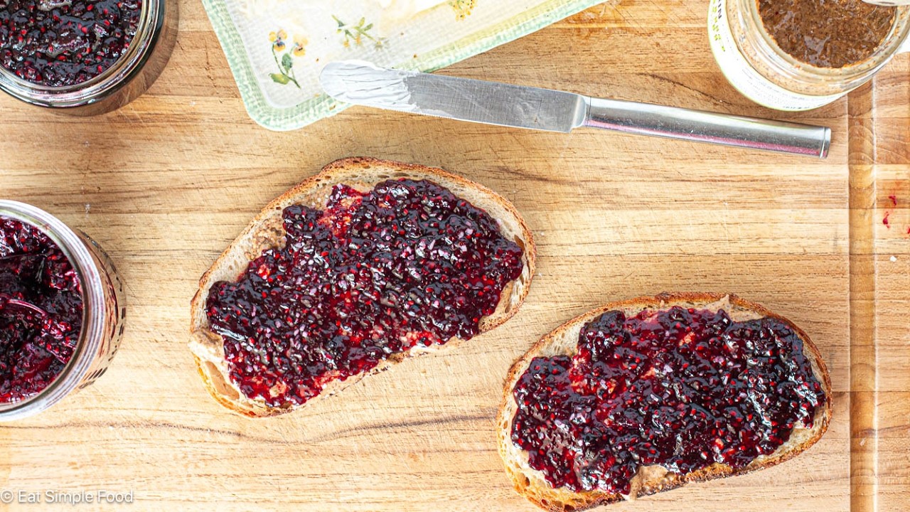 Easy Blackberry Jam Recipe - No Pectin, No Canning | EatSimpleFood