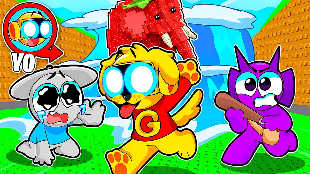 Me Converti en PERRO en Escape Tsunami por Brainrot de Roblox!