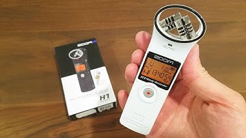 Zoom H1 Audio Recorder Unboxing and Overview in 4K