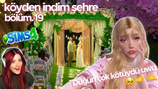 Aksiliklerle dolu bir düğün  gaipten gelen ses |  köyden indim şehre #19 | sims 4