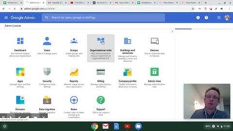 G Suite for Education creating users, uploading group of users, Organisational units