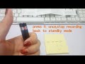 How to use Hidden Spy Pen Camera