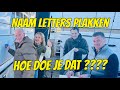 LETTERS PLAKKEN , HOE DOE JE DAT (Refit Deel 14) #270 YACHT VLOG