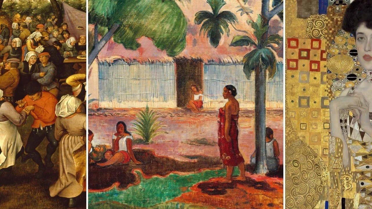 Fine Art TV — Silent Art Gallery · July 29 Night | Gauguin · The Large Tree & others