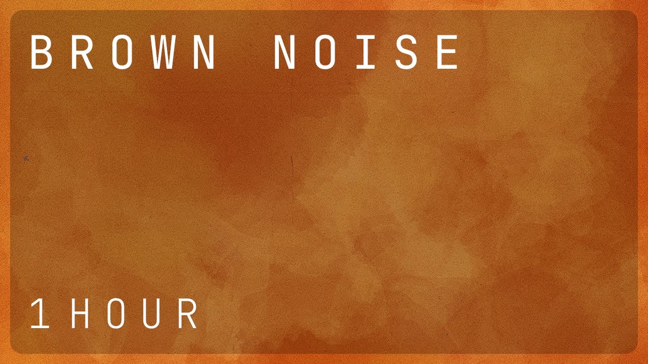 Brown Noise for Studying | 1 Hour | Black Screen | - YouTube
