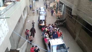 مسيرة تأييد لدستور مصر 2013 بمنية محلة دمنة
