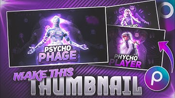 Make This Viral Thumbnail Like SYNZX & KemO In Picsart 🔥