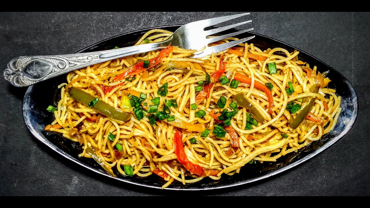 Chili Garlic Noodles Recipe Hakka Noodles Recipe Restaurant Style At