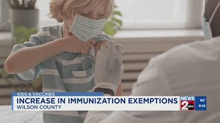 Increase in immunization exemptions for Wilson County Schools | Focus Tennessee