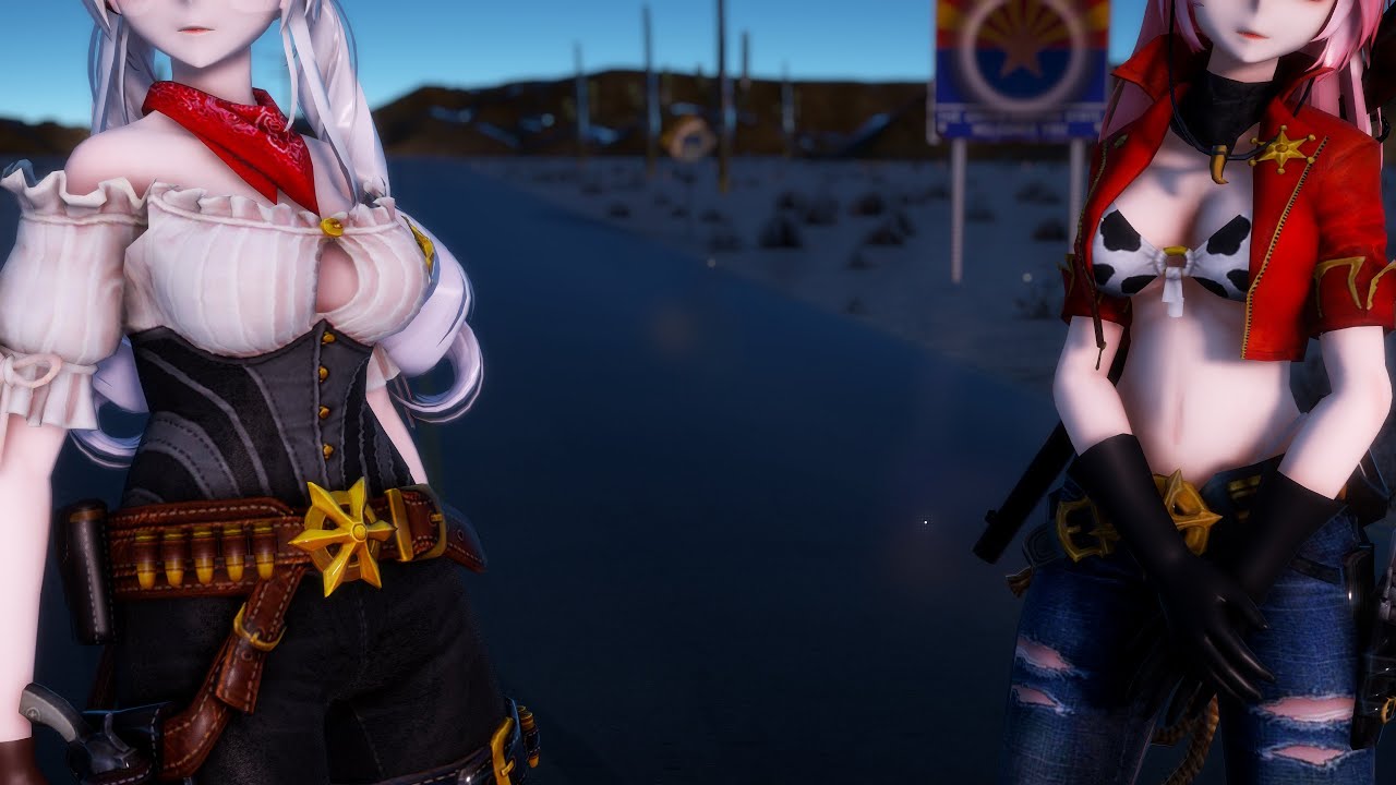【MMD】SEVENTEEN (세븐틴) 'HOT'【Tda Cowgirl HAKU、LUKA】