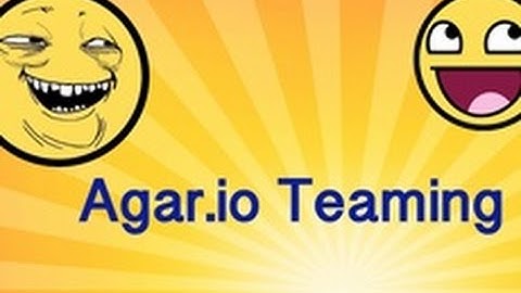 Agario Teaming With Random!