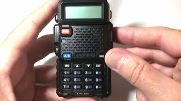 BAOFENG UV-5R | How to see firmware version