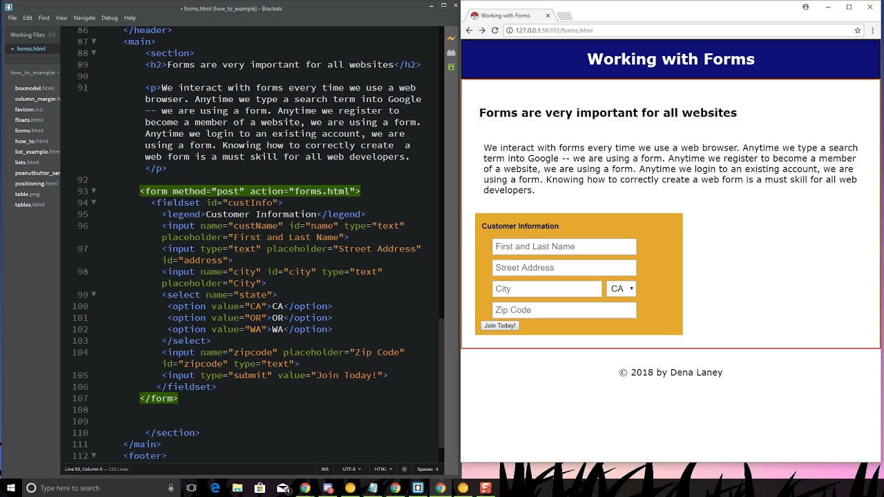 How to use CSS to style web forms - YouTube